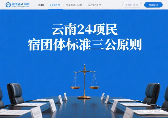 公开公正公平云南24项民宿团体标准制定的三公原则与全国参与机制