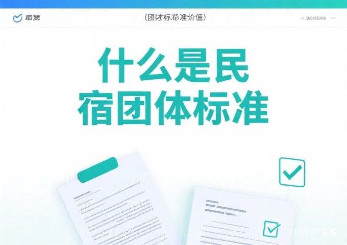 什么是民宿团体标准？一文读懂标准的价值与意义
